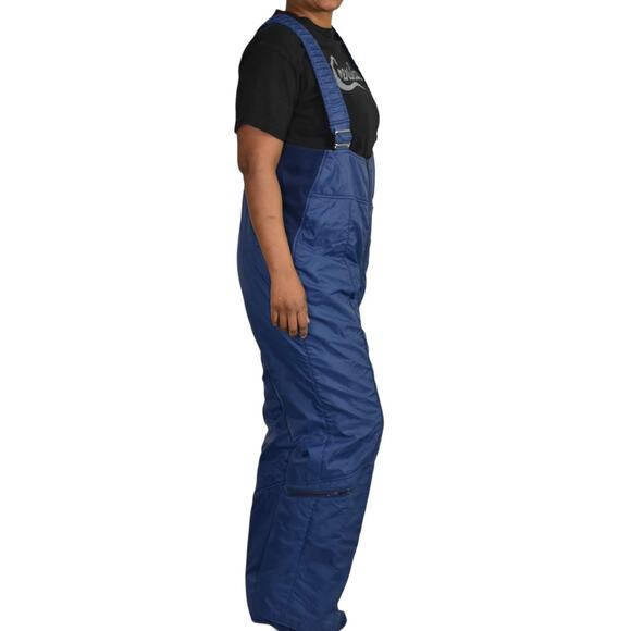 White Stag Bib Overalls Blue Snow Pants Suspenders Snow Suit Ski 80s Size 38 Men - Picture 3 of 14